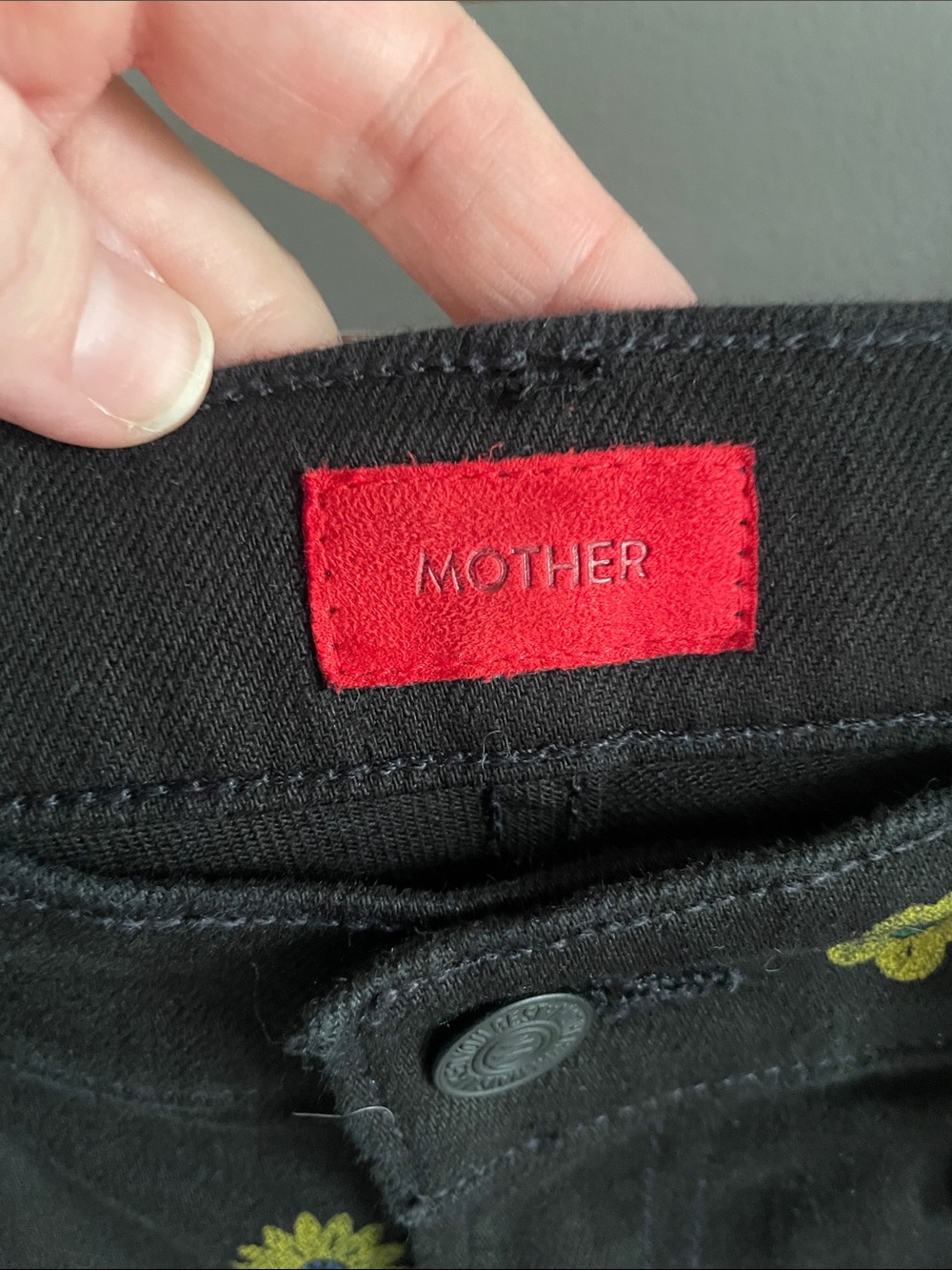 MOTHER The Insider Flood Flare Fresh as a Daisy Jean -Size 28 - Picture 5 of 12